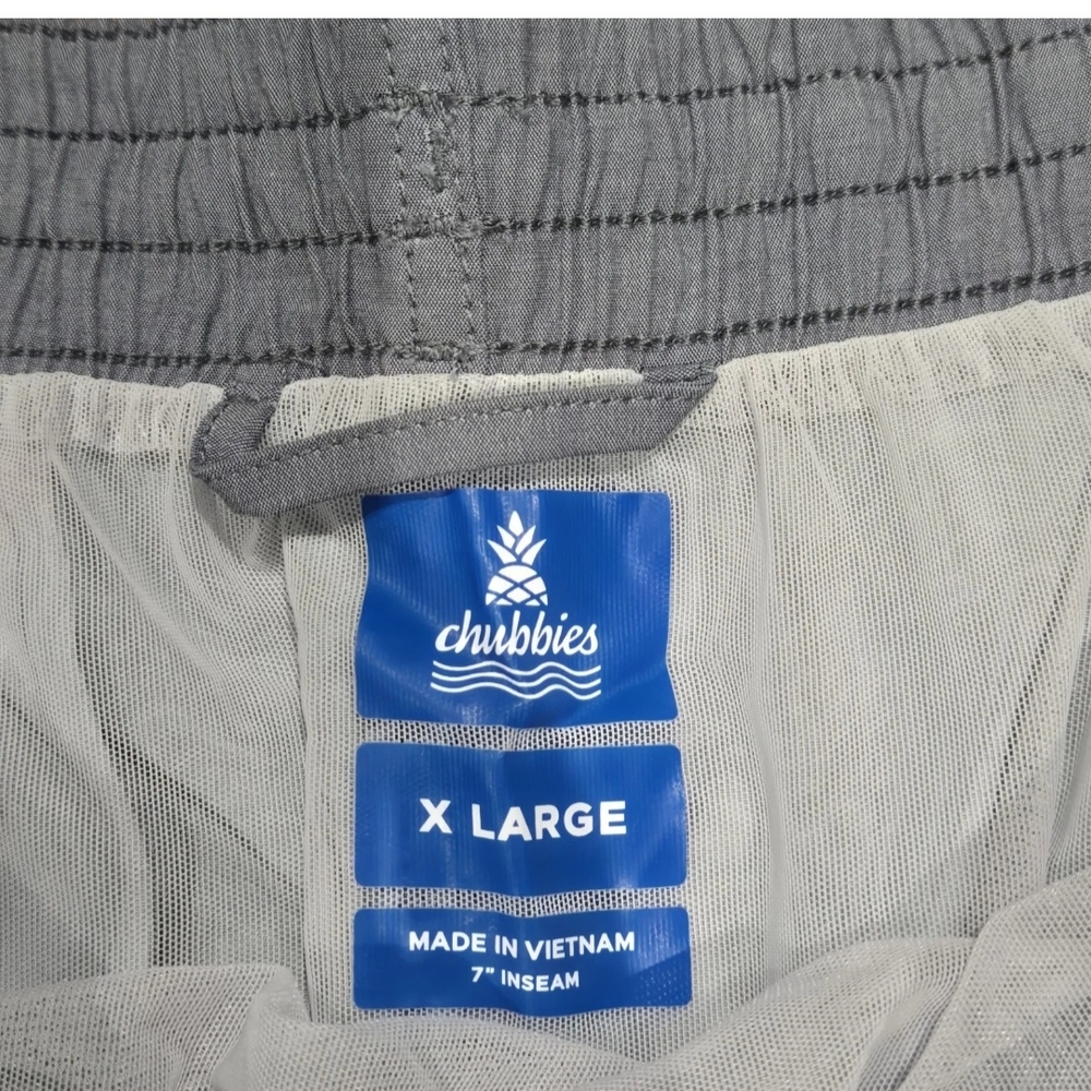 NWT Chubbies Classic Swim Trunk Shorts The Sunset Stripe 7" Mens XL Lined - Picture 2 of 5
